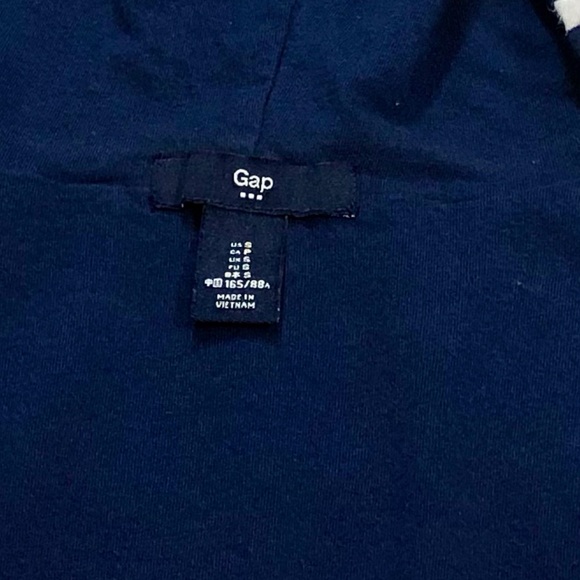 Gap Blue White Stripe Hoodie - Picture 10 of 16